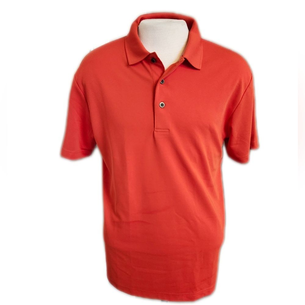 Grand Slam Performance orange polo top - Medium